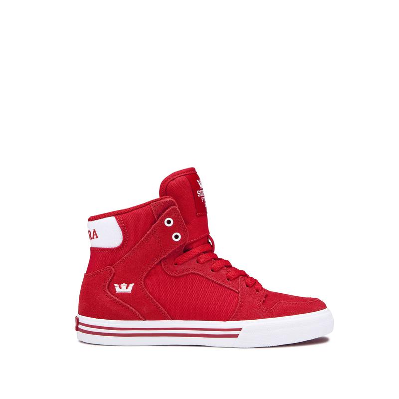 Zapatillas Altas Supra Argentina Niños - VAIDER Rojas (ONPJC-7459)